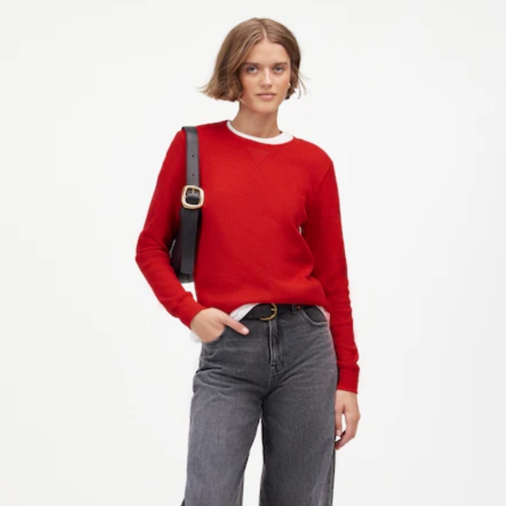 Madewell Waffle-Knit Raglan Tee